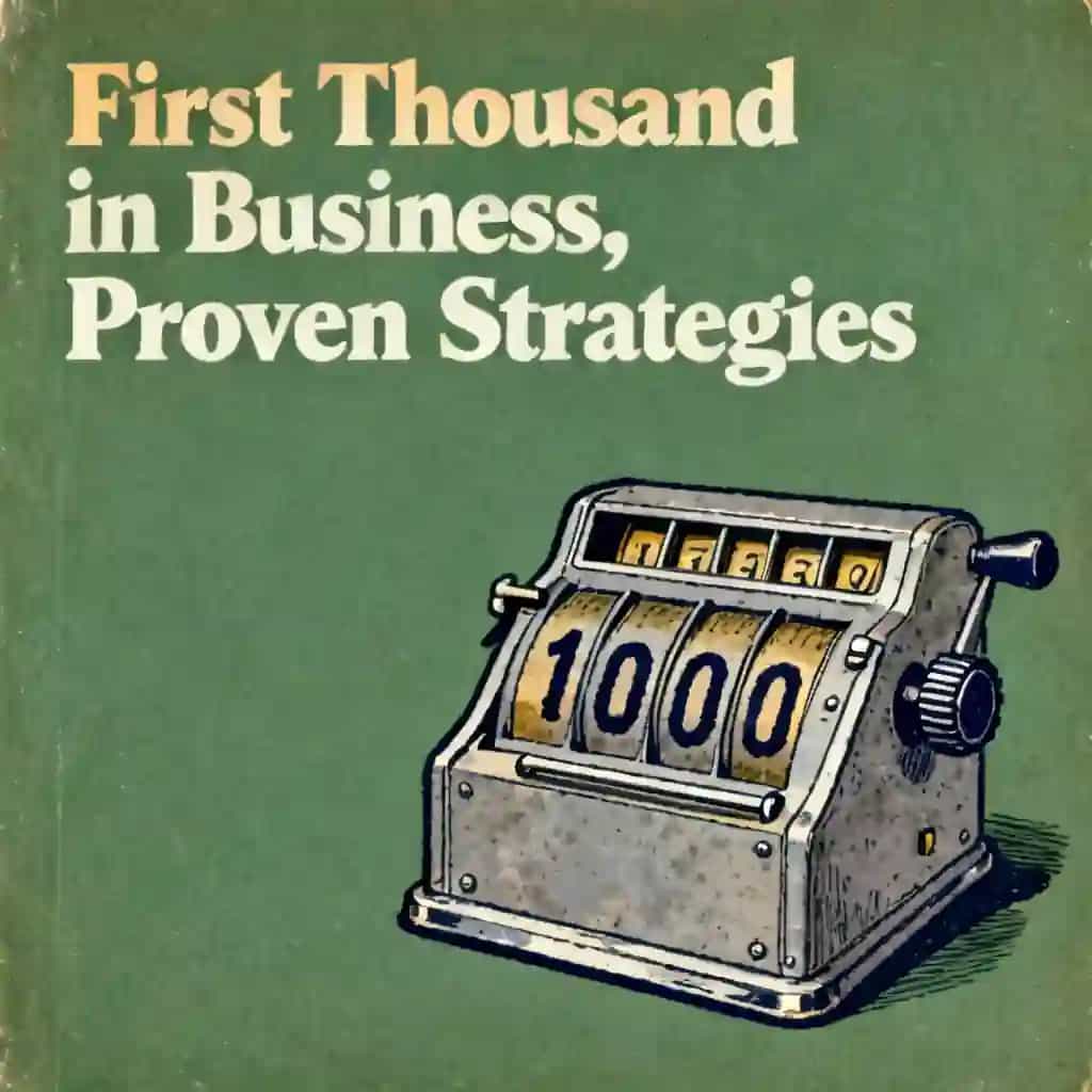 Обложка книги Your First 1,000 in Business: Proven Strategies
