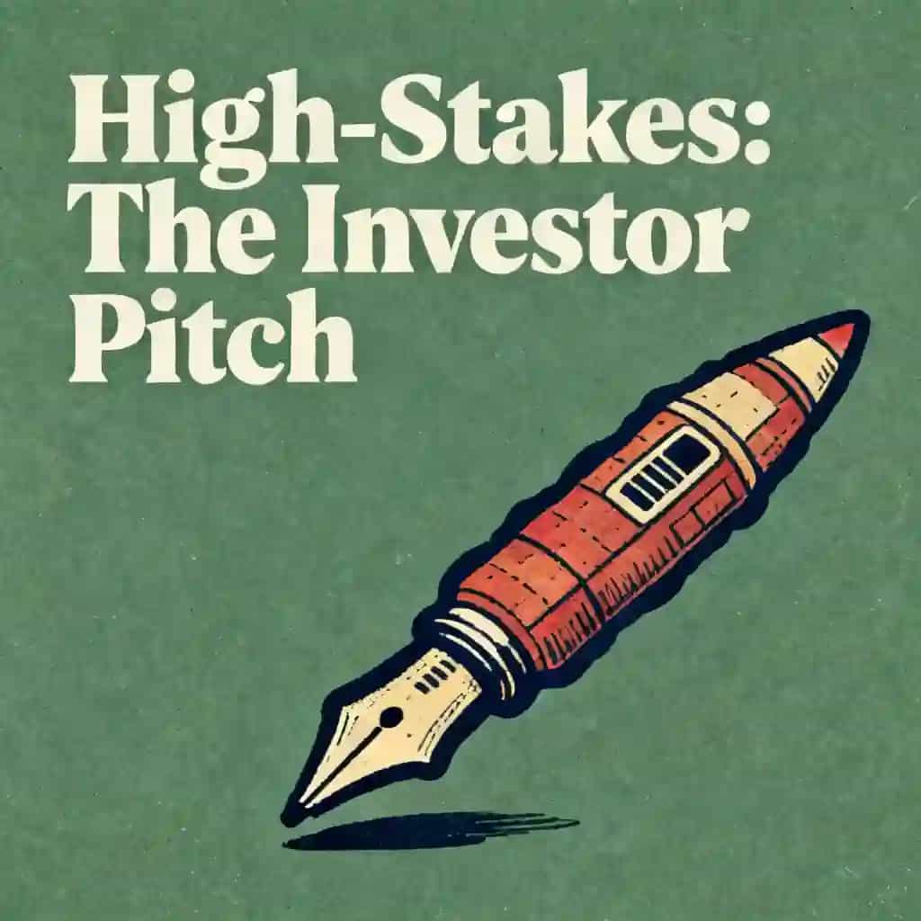 The High-Stakes Investor Pitch book cover