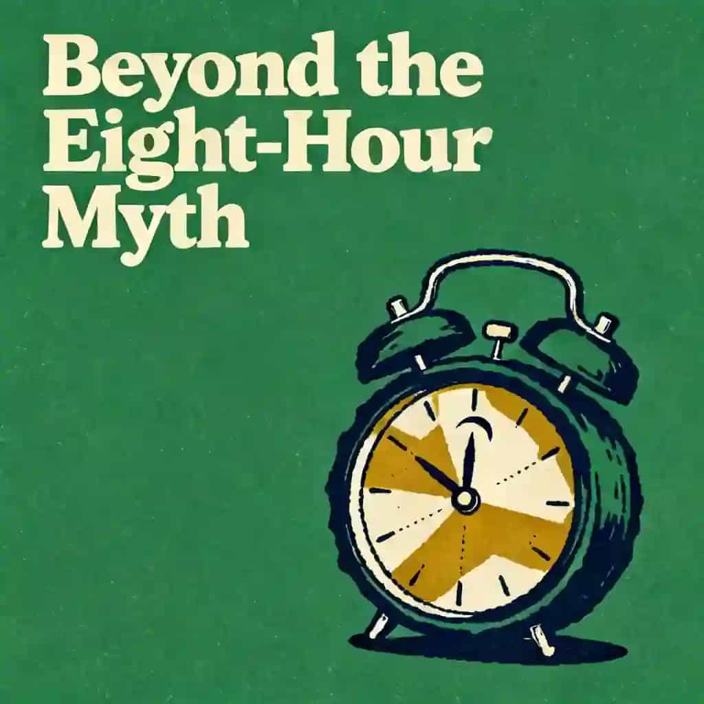 Getting enough sleep isn't always about eight hours book cover