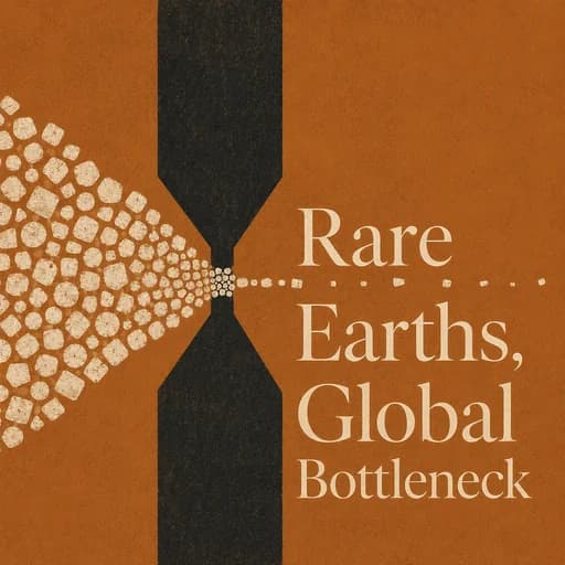 Rare Earths: The Global Mineral Chokepoint & Geopolitics