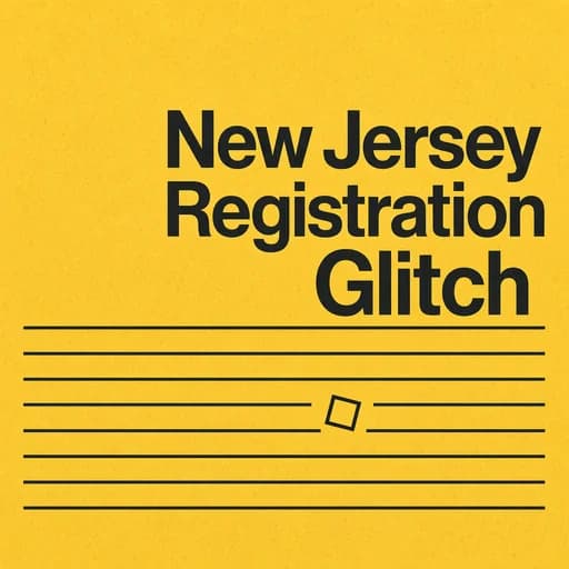 New Jersey Voter Registration Glitch: Software Errors & Noncitizens