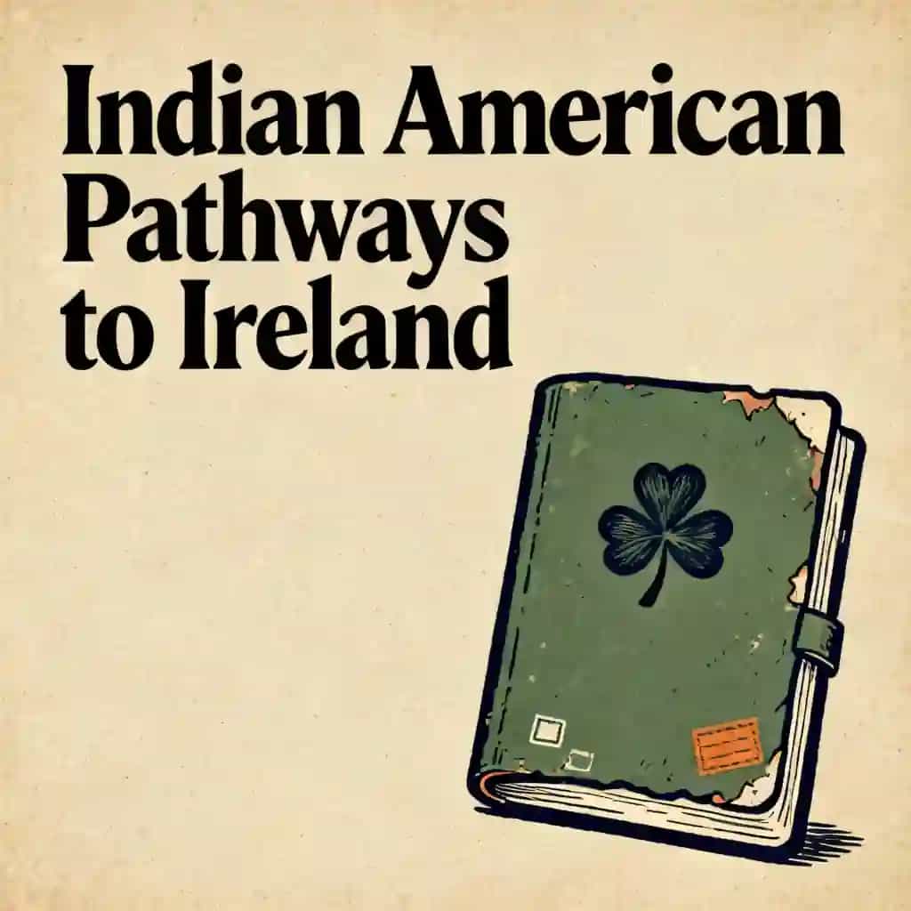 Moving to Ireland: Indian-American Immigration Guide book cover