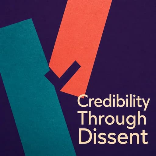 Professional Disagreement: The Credibility Paradox in the Workplace