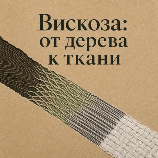 Производство вискозы: как дерево превращается в ткань из целлюлозы
