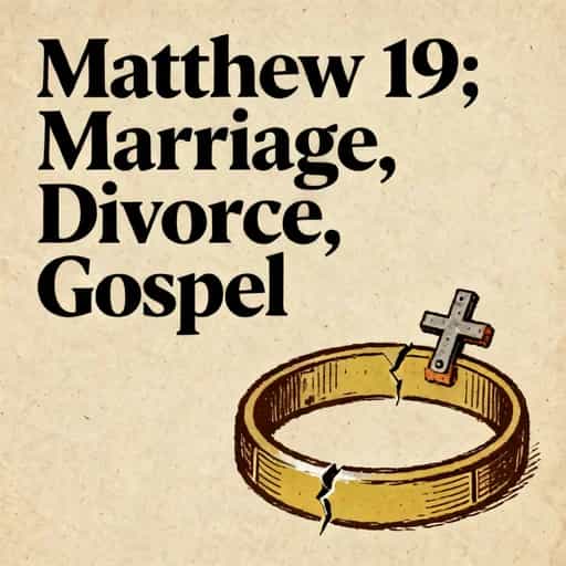 Teaching Matthew 19: Marriage, Divorce, and the Gospel 책 표지