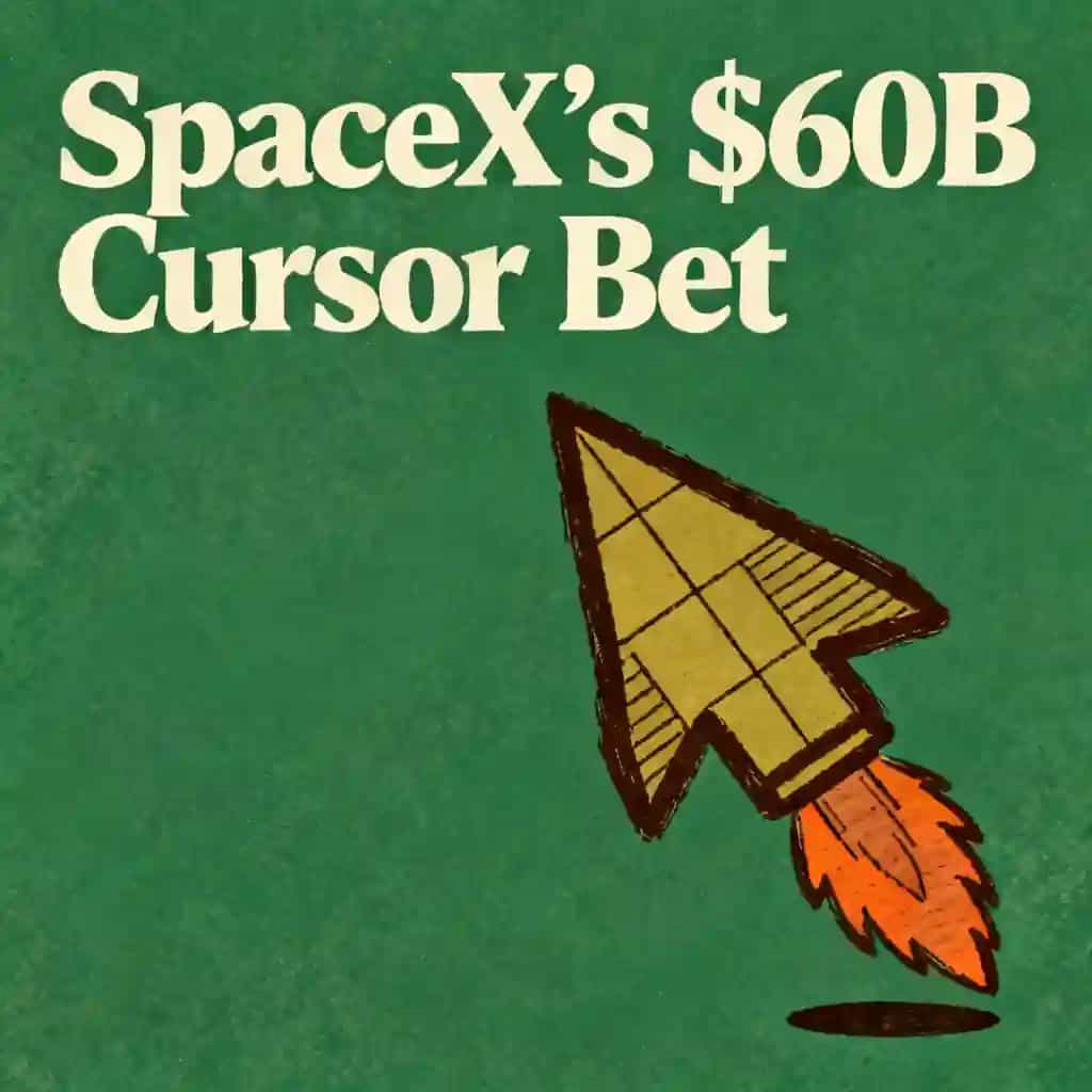 Couverture du livre SpaceX and the $60 Billion Cursor Bet