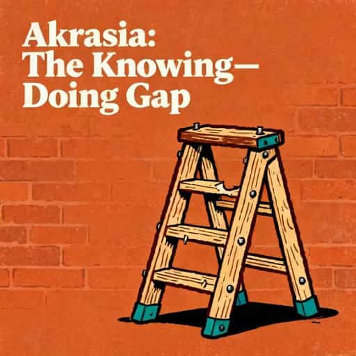 Akrasia: The Gap Between Knowing and Doing book cover