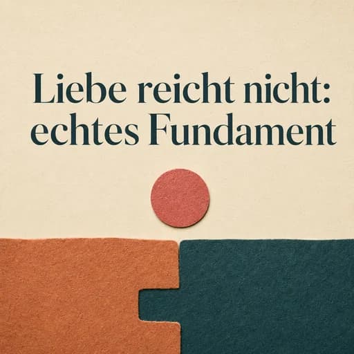 Warum Liebe nicht reicht: Das Fundament echter Partnerschaft