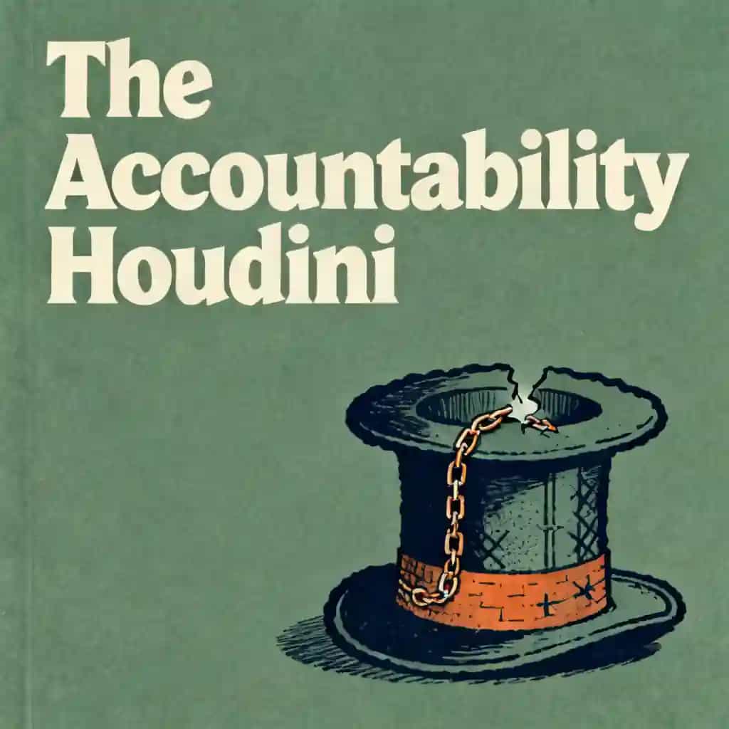 Copertina del libro The Accountability Houdini