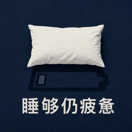30岁后的睡眠真相:为何睡够8小时还是累?深度睡眠修复全解析