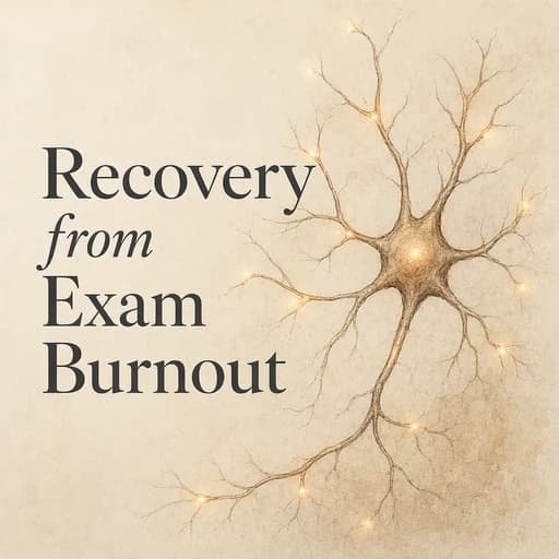 Exam Burnout: The Biology of Recovery and Brain Fatigue