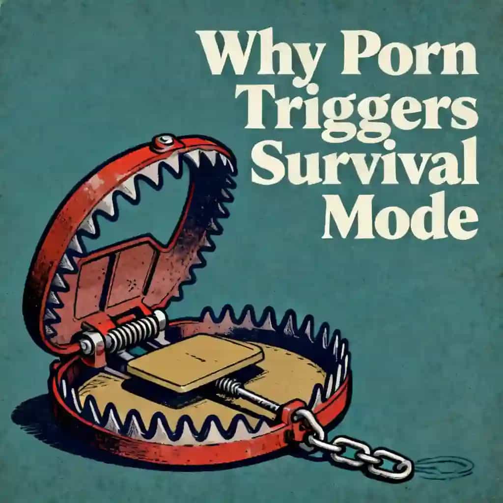 Copertina del libro Why Porn Use Makes You Feel Stuck in Survival Mode