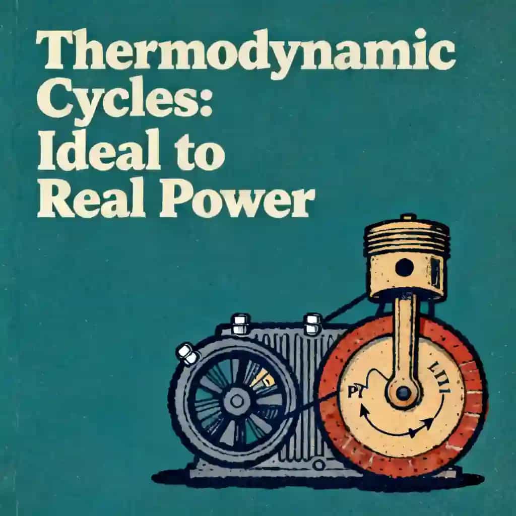 Thermodynamic Cycles: From Ideal Theory to Real-World Power book cover