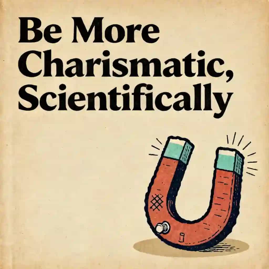 How to be more charismatic using science 책 표지
