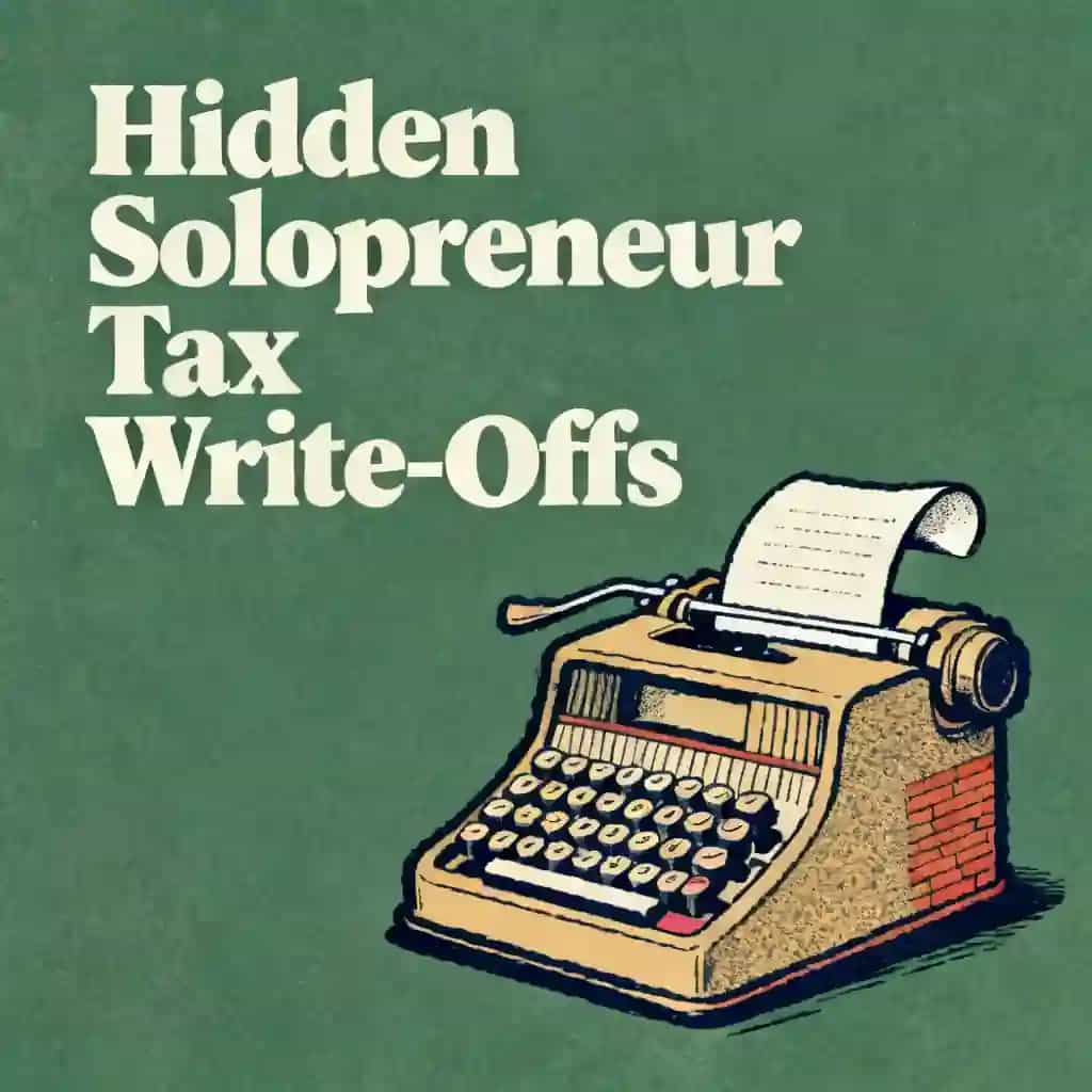 Solopreneur tax write-offs you might be missing book cover