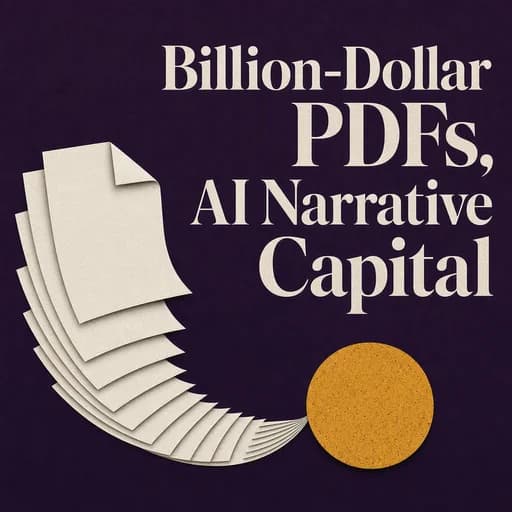 The Billion Dollar PDF: Narrative Capital in the AI Era