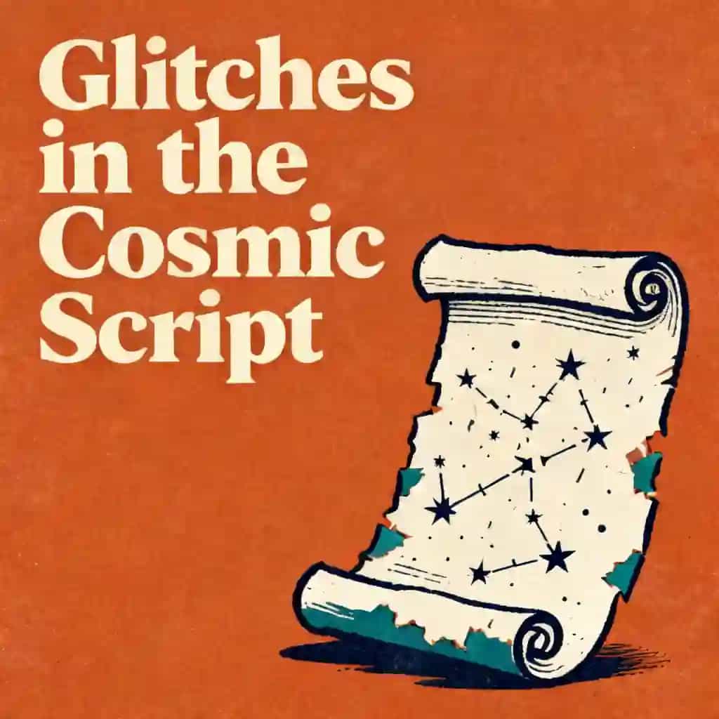Buchcover von Glitches in the Cosmic Script