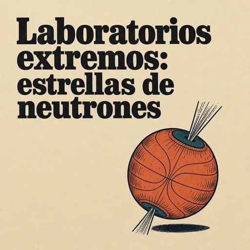 Estrellas de neutrones: Los laboratorios más extremos del cosmos