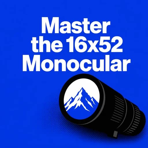 Mastering the 16x52 Monocular: Tips for Stable, High-Power Viewing