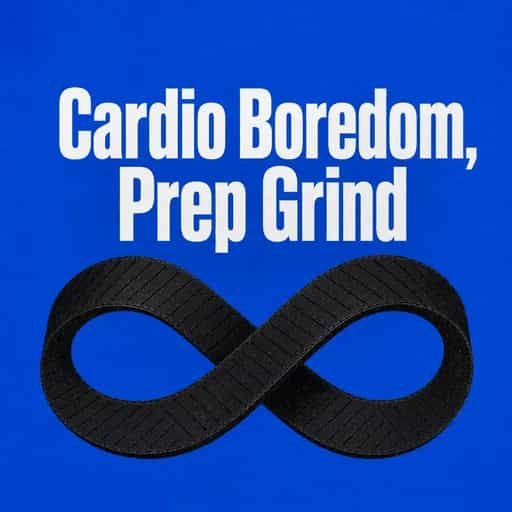 Couverture du livre Cardio Boredom: The Bodybuilding Prep Grind