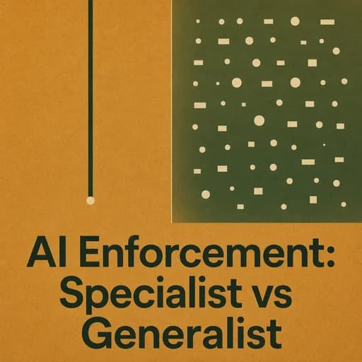 AI in Civil Enforcement: Specialist vs Generalist AI Tools