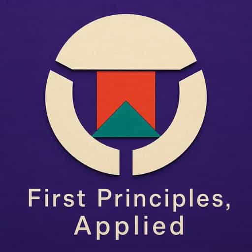 Buchcover von First-principles thinking, and how to actually use it