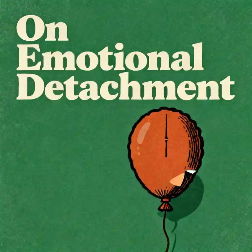 Capa do livro The Art of Emotional Detachment