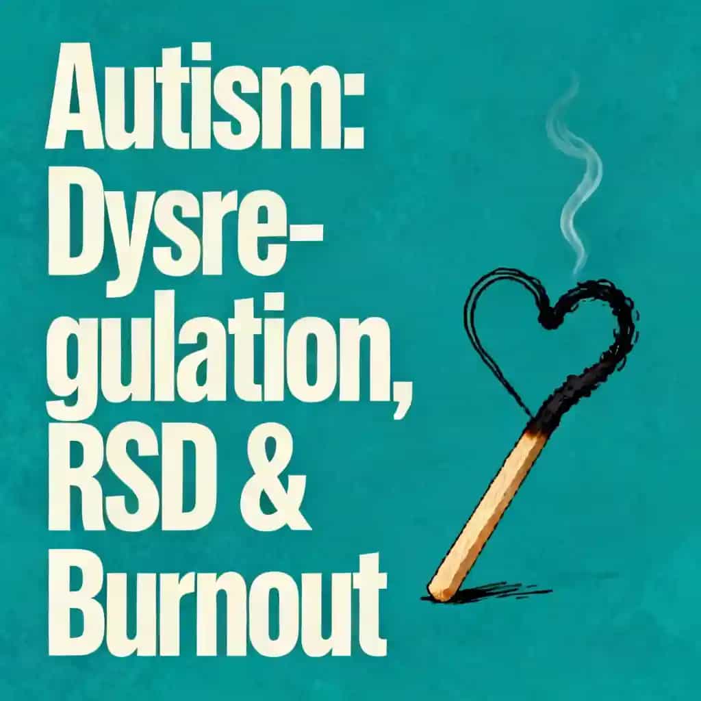 Buchcover von Emotional Dysregulation, RSD & Burnout in Autism