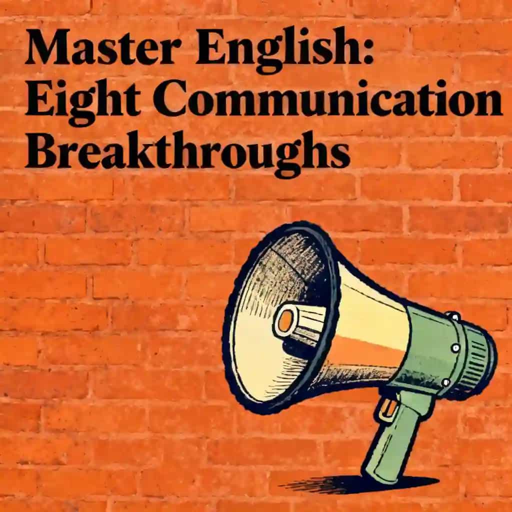 Master English: 8 Game-Changing Communication Strategies 책 표지