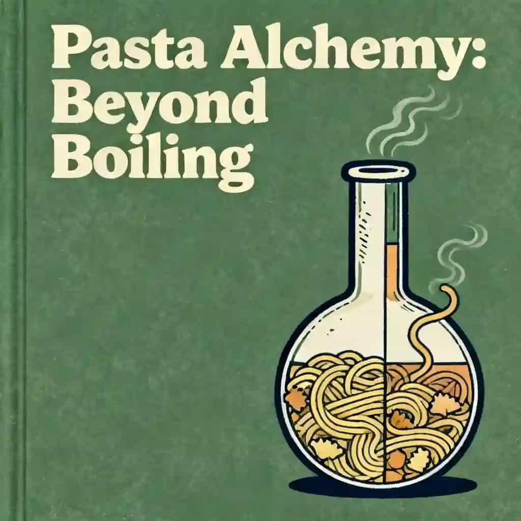 Buchcover von The Alchemy of Pasta: Beyond Boiling Water