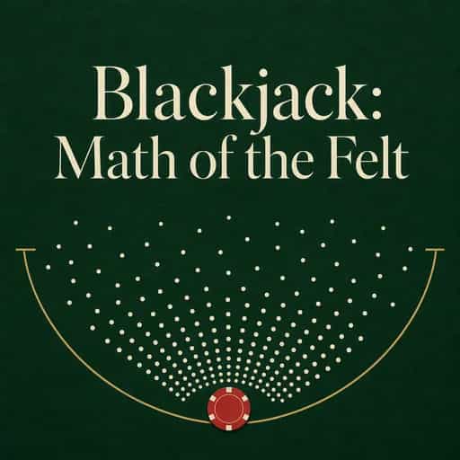 Buchcover von Blackjack Strategy: The Math of the Felt