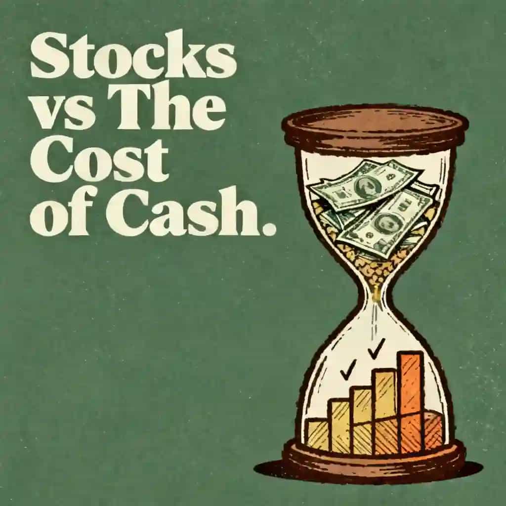 Copertina del libro Stock market investing and the risk of holding cash