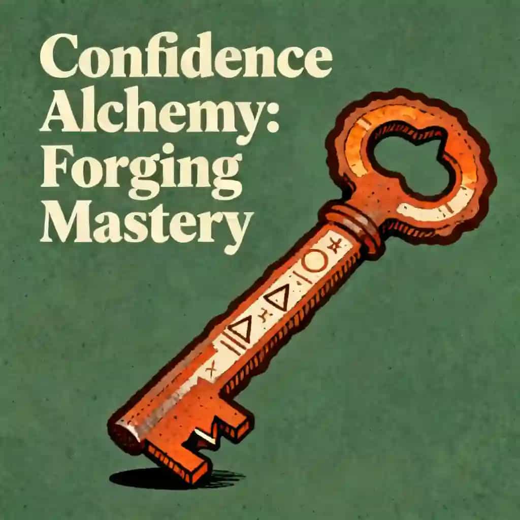 Capa do livro The Confidence Alchemist: Building Mastery