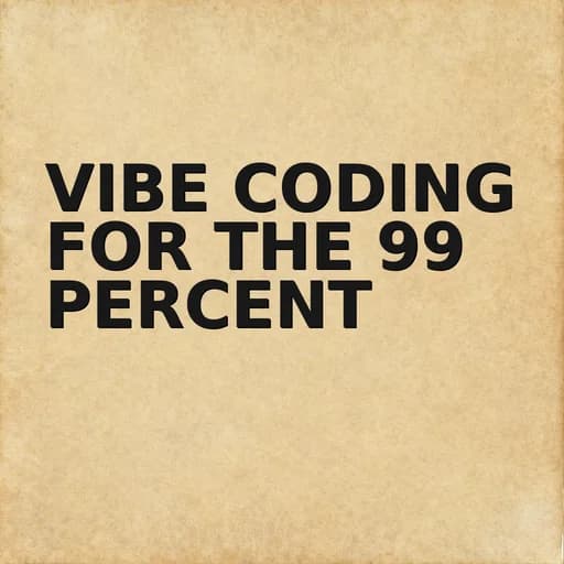 Vibe Coding for the 99 Percent: AI for Non-Technical Users