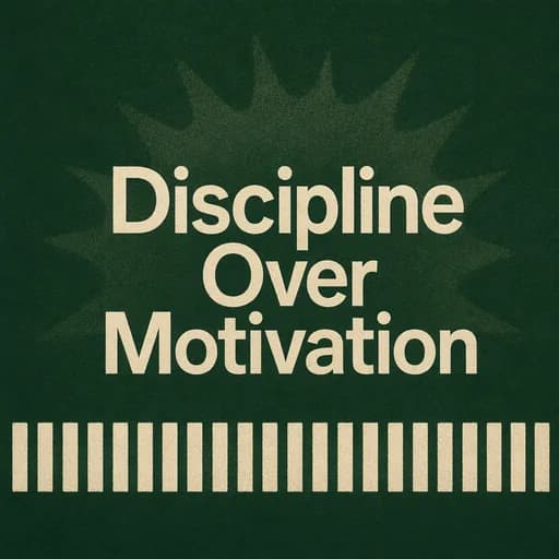 Discipline Beyond Motivation: The Science of Behavior Change