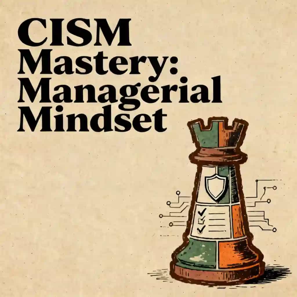 CISM Mastery: The Managerial Mindset 책 표지