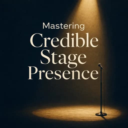 Stage Presence: The Art of Credible Delivery and Public Speaking