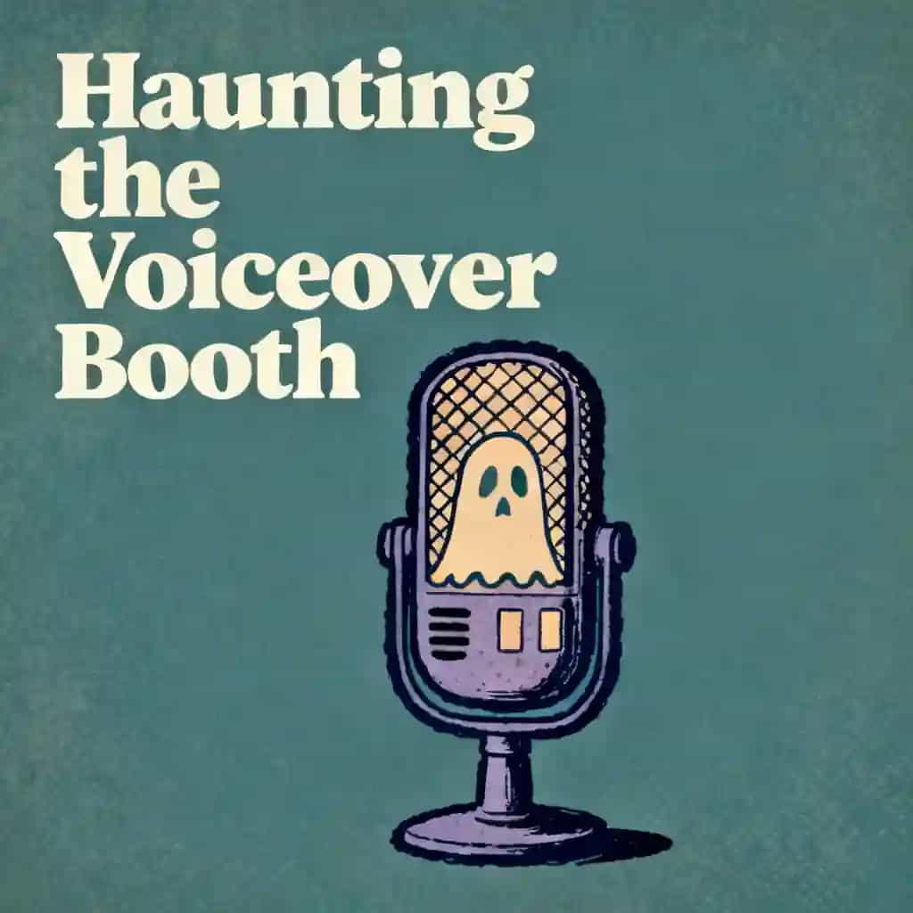 Buchcover von The Ghost in the Voiceover