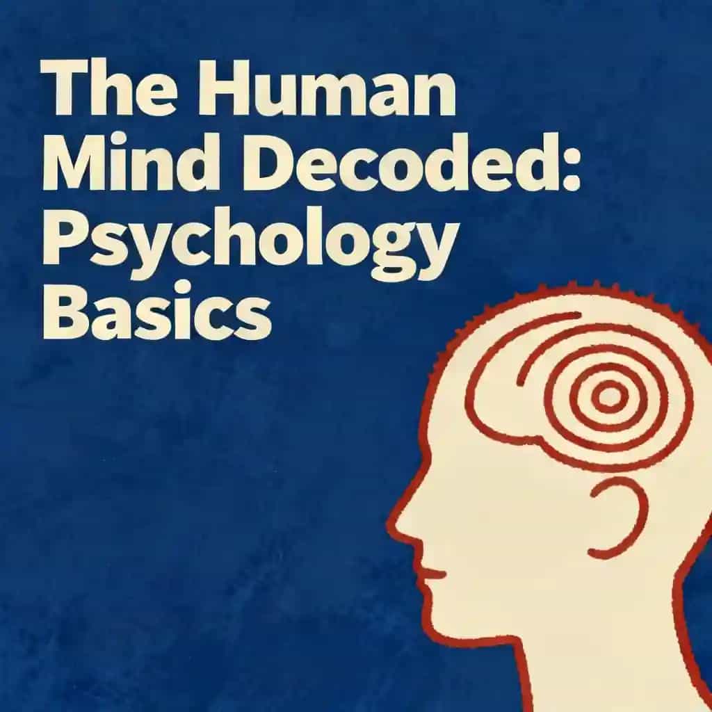 The Human Mind Decoded: Psychology Basics 책 표지