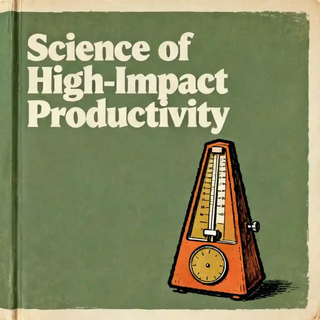Copertina del libro The Science of High-Impact Productivity