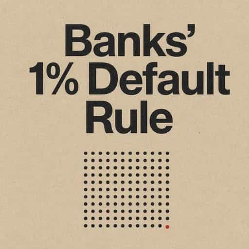 The 1% Rule: New Standards for Bank Defaults book cover