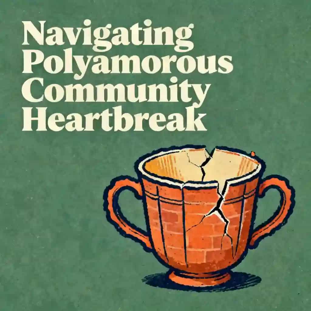 Capa do livro Polyamorous Breakups: Navigating Community Heartbreak