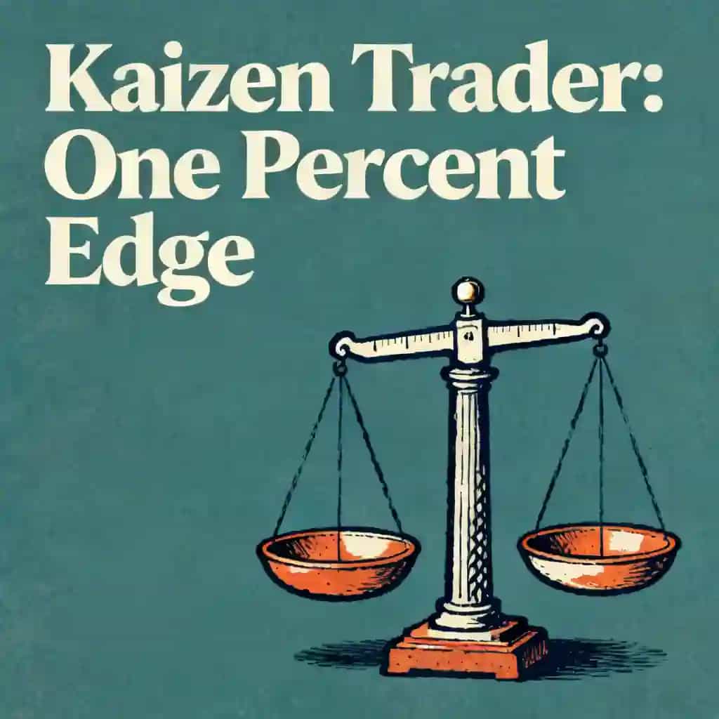 The Kaizen Trader: Mastering the 1% Edge 책 표지