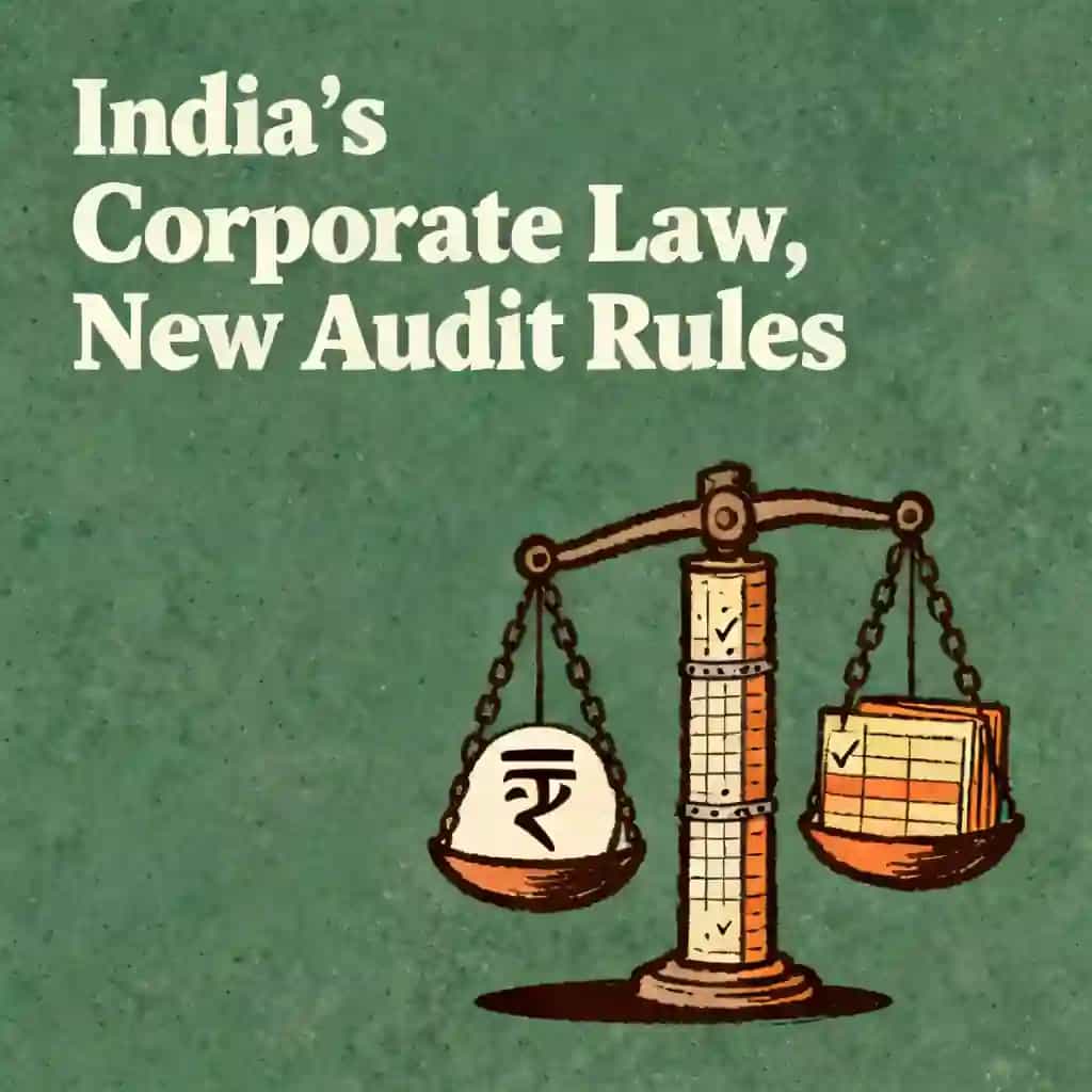 India's Corporate Law Changes and the New Audit Rules 책 표지