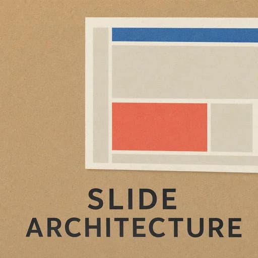 The Architecture of a Slide: Avoiding Cognitive Overload