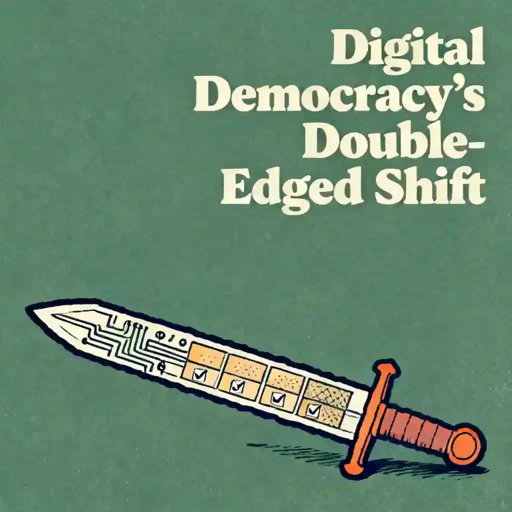 Digital Democracy's Double-Edged Transformation 책 표지