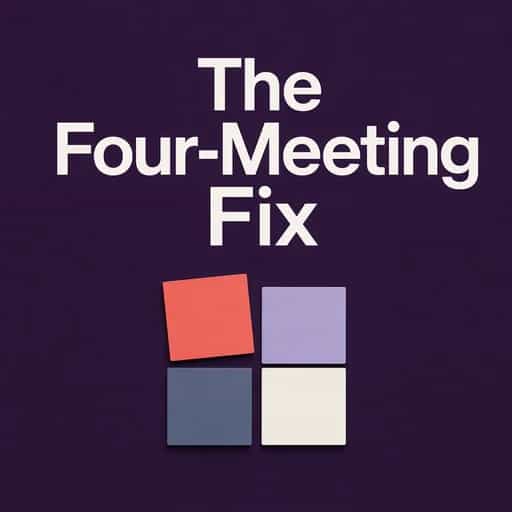 Capa do livro Death by Meeting: The Four-Meeting Revolution