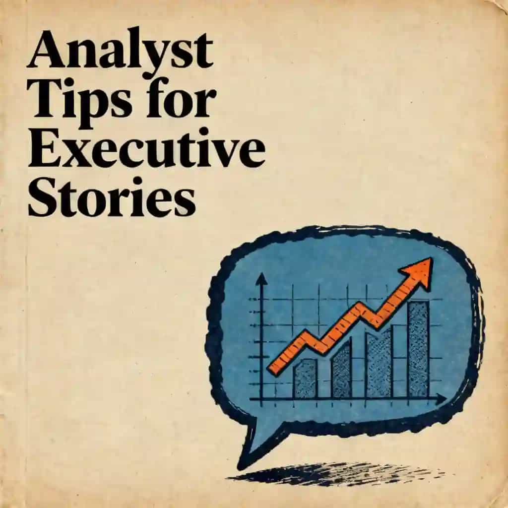 Business analyst tips for better executive stories の書籍表紙