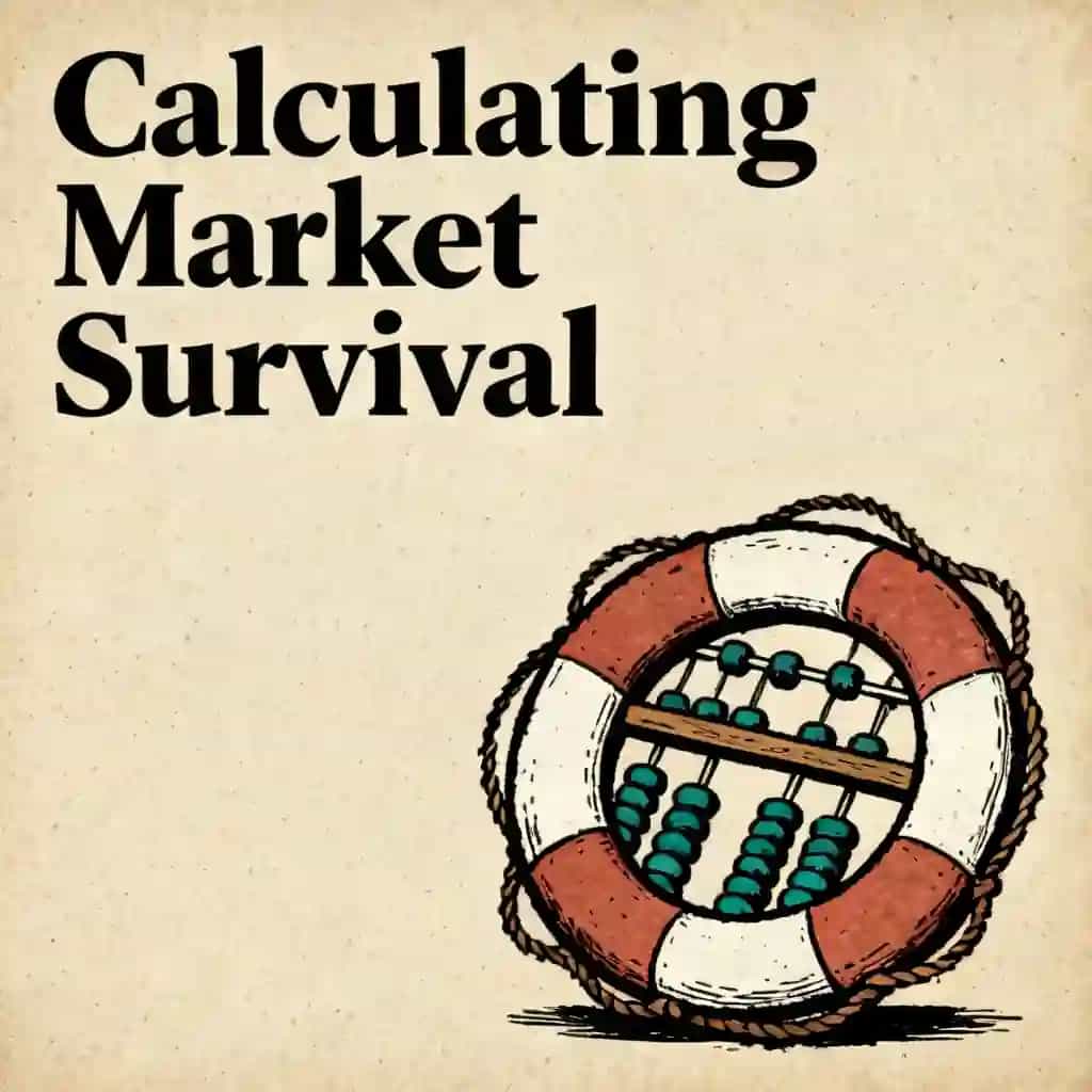 Copertina del libro The Math of Market Survival