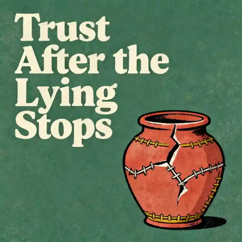 Rebuilding trust after you stop the lies 책 표지